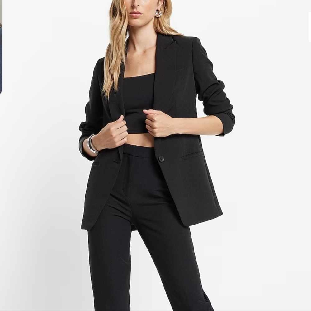 ♥️EUC VINTAGE 90s EXPRESS COMPAGNIE INTERNATIONALE WOOL BLEND BLAZER.